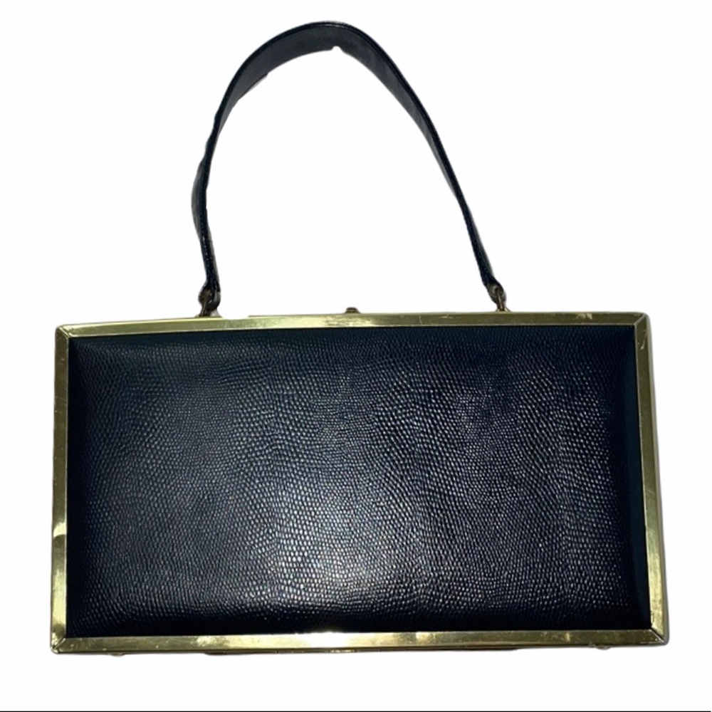 Vintage StyleCraft Miami Black and Gold Purse